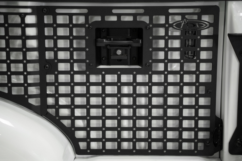 Ford F-150 Raptor Bed Side Molle Panels - Driver Rear - Addictive Desert Designs - Hammer Black - `21-`25